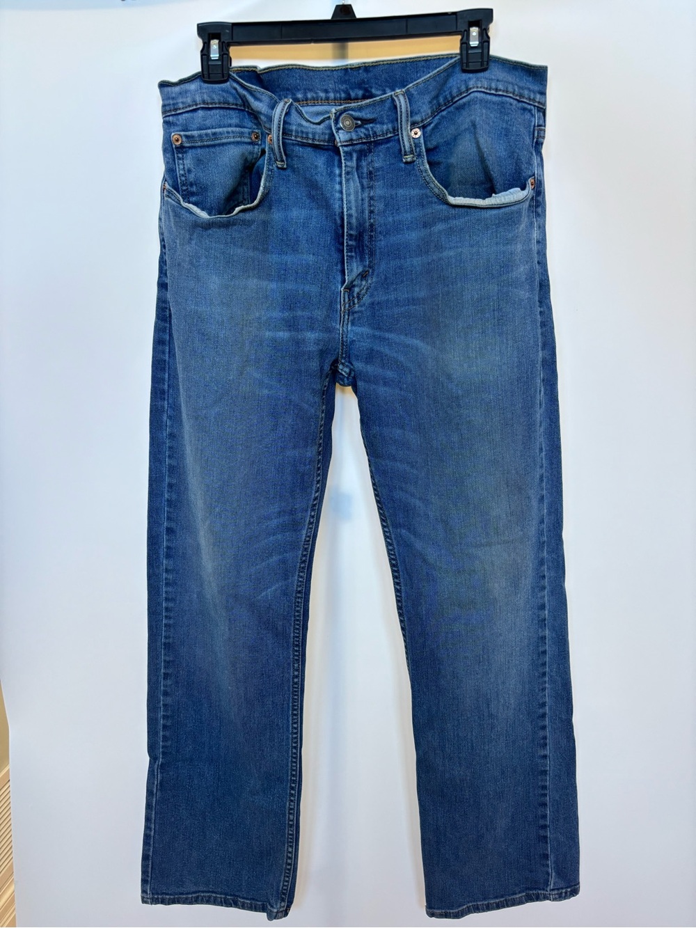 Levi's 559 Men's Straight Relaxed Fit Medium Wash Denim Jeans 34x32